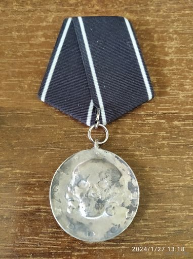 Знак белой гвардии медаль Железной дивизии Русской Западной Добровольческой Армии 1919г.