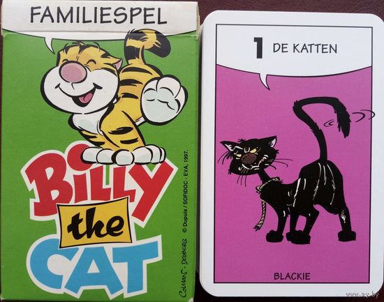 Карты для игры FamilieSpiel Billy the Cat