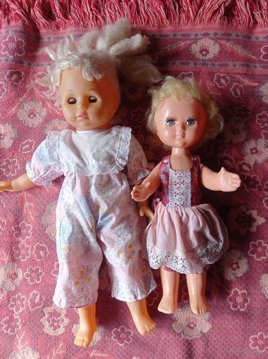 Кукла СССР  и кукла мягконабивная современная