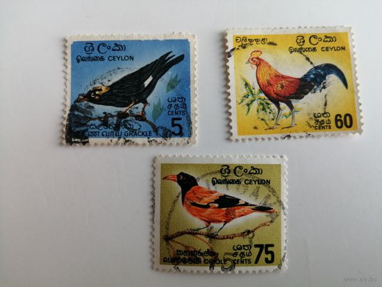 Цейлон 1966. Птицы