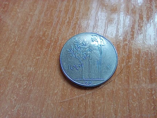 Италия 100 лир, 1981 1