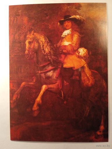 Рембрандт. Конный портрет Фредерика Рихеля. Издание Великобритании