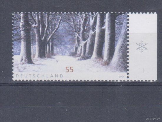 [2065] Германия 2004. Природа.Времена года.Зима. Одиночный выпуск. MNH