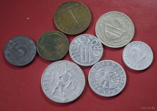 Австрия 8 монет