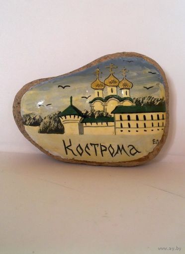 Сувенир из Костромы - роспись на камне