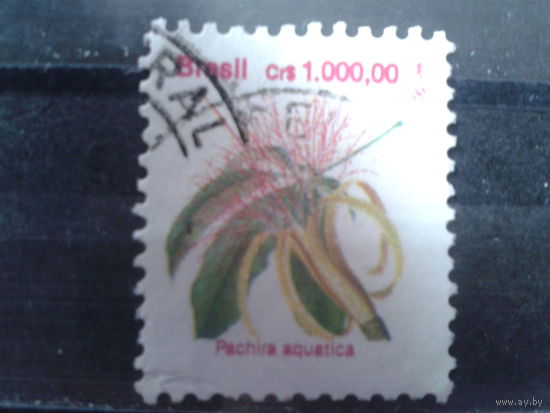 Бразилия 1992 Стандарт, цветы 1000,00