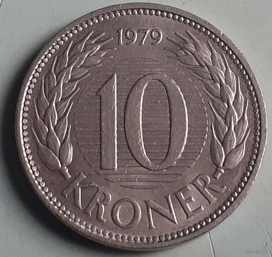 Дания 10 крон, 1979 (14-16-29)
