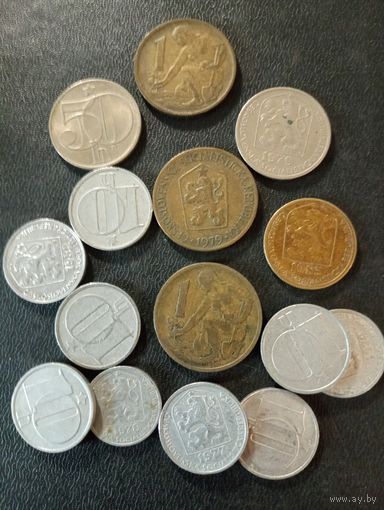 Монеты Чехословакии