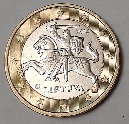 Литва 1 евро, 2015 (7-5-14)