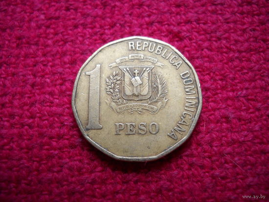 Доминиканская Республика 1 песо 1997 г.