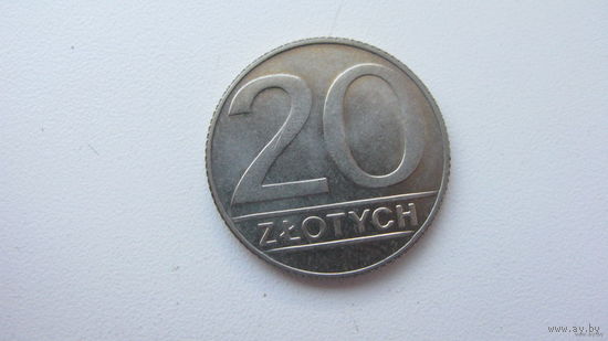 Польша 20 злотых 1990 г. ( состояние отличное )