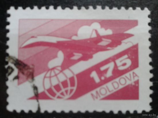 Молдова 1992 Авиапочта, Ту-144 1,75 руб
