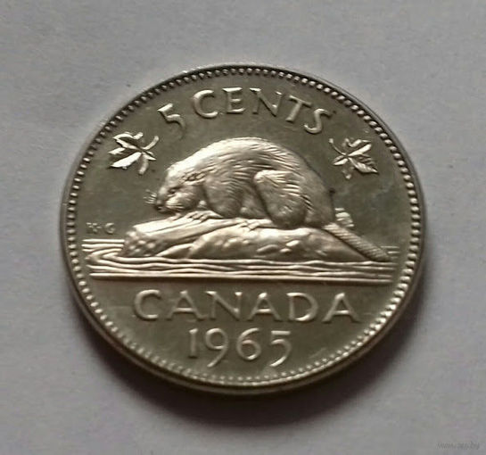 5 центов, Канада 1965 г.
