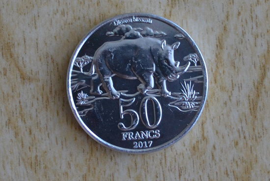 Катанга 50 франков 2017