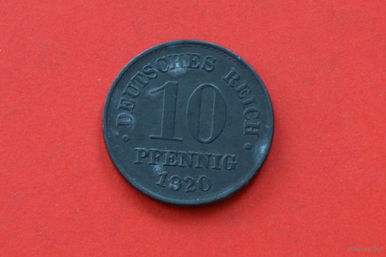 Германия 10 пфеннигов 1920