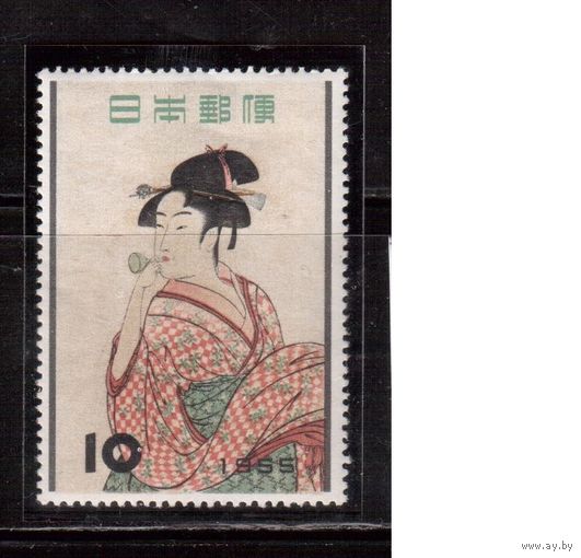 Япония-1955(Мих.648) ** , Искусство,  Живопись, Культура
