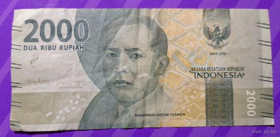 2000 рупий 2016  Индонезия