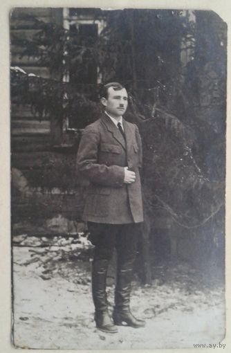 Фото мужчины. 1920-е. 9х14 см.