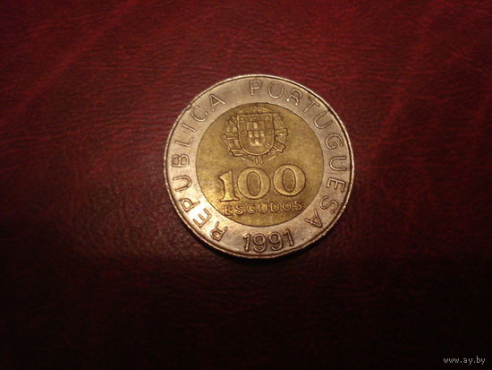 100 эскудо 1991 год Португалия