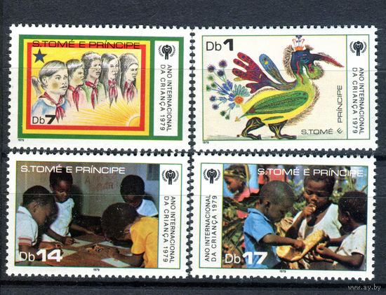 Сан Томе и Принсипи - 1979г. - Международный год детей - полная серия, MNH [Mi 579-582] - 4 марки