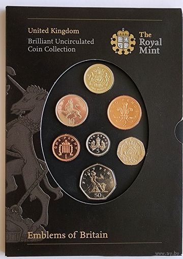 Годовой набор монет Великобритании 2008 года