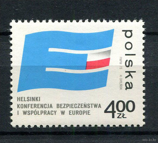 Польша - 1975 - Европейская конференция по безопасности и сотрудничеству - [Mi. 2391] - полная серия - 1  марка. MNH.