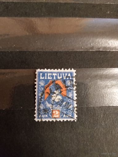 1921 Литва Мих 96А зуб 11 1/4 князь Литвы Кейстут (4-3)