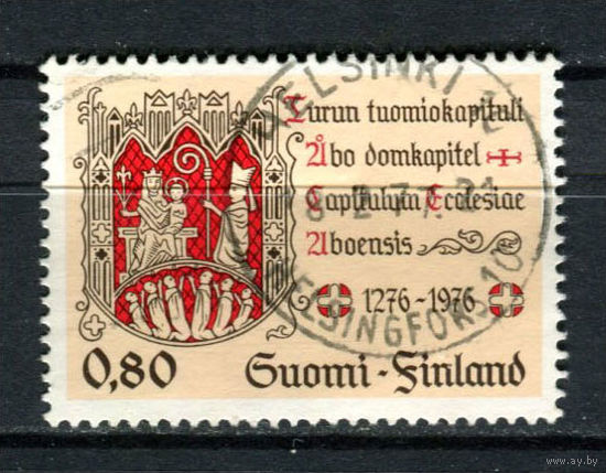 Финляндия - 1976 - 700 лет Кафедральному собору Турку - [Mi. 795] - полная серия - 1 марка. Гашеная.  (Лот 164AV)