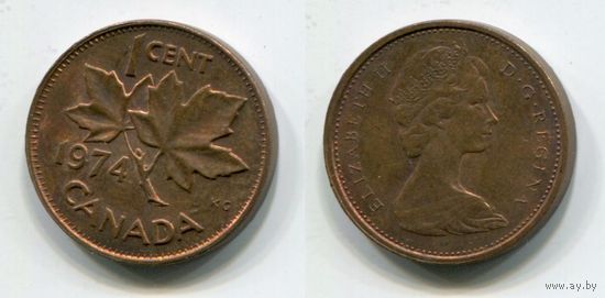 Канада. 1 цент (1974, XF)