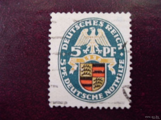 DR 1925 Рейх. Германия. Mi.398y (Mi.3 euro)