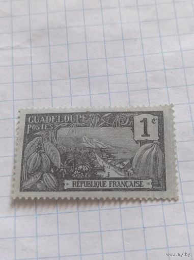 Французская Гваделупа 1905 года