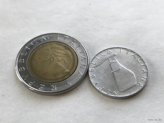 Италия 2 монеты