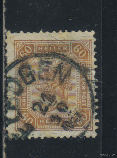 Австро-Венгрия Имп 1904 Франц-Иосиф I Стандарт гаш Елбоген (Локет) Чехия #117