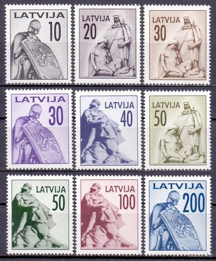 Латвия 1992 326-34 5,5e памятник MNH