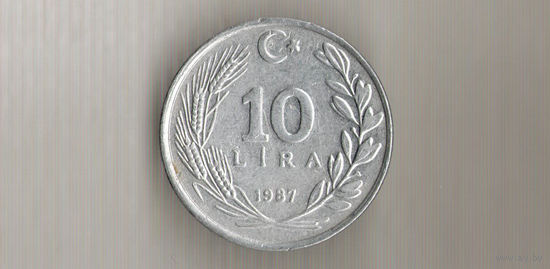 Турция 10 лир 1987(dic)