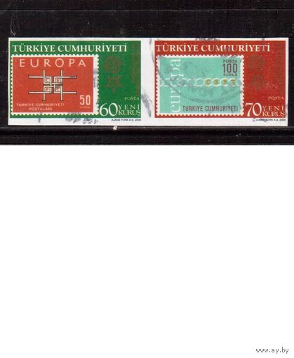 Турция-2005 (Мих.3493-3494) ,  гаш., ЕВРОПА