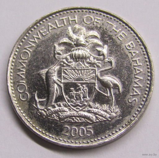 Багамы 5 центов 2005 г