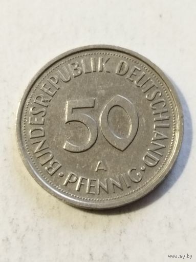 Германия 50 пфенинг 1990 А