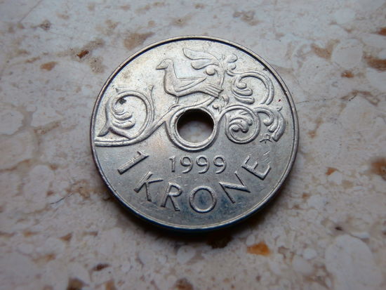 Норвегия 1 крона 1999