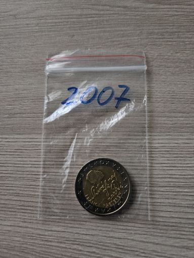 Монета Словения 2 евро 2007 регулярная