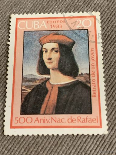 Куба 1983. 500 годовщина Рафаэля. Марка из серии