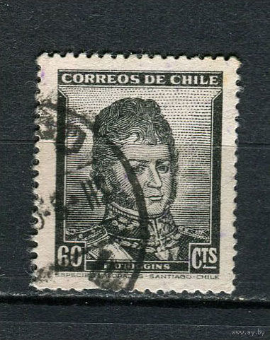 Чили - 1948/1950 - Бернардо О Хиггинс - [Mi. 360y] - полная серия - 1 марка. Гашеная.  (Лот 53Dj)
