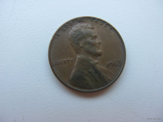 США 1 цент 1965