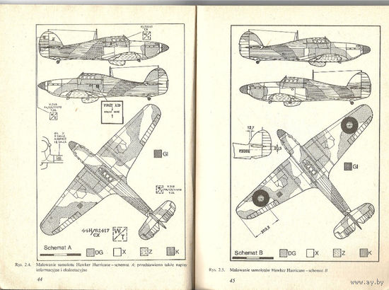 Знаки и окраска британских ВВС 1939-1945 гг (польские лётчики)