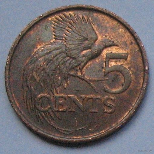 Тринидад и Тобаго, 5 центов 1992
