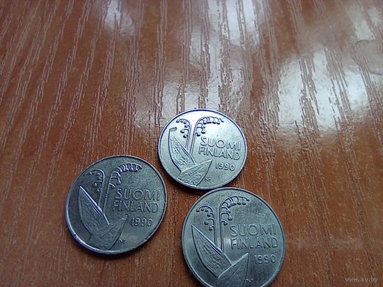 Финляндия 10 пенни, 1990  1
