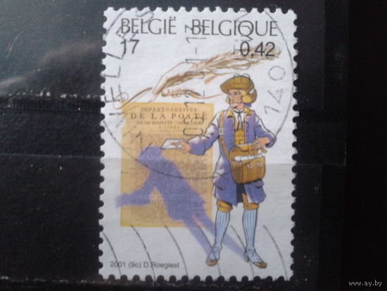 Бельгия 2001 Почтальон 18 века