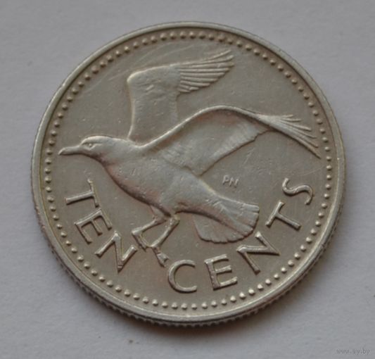 Барбадос, 10 центов 1973 г.