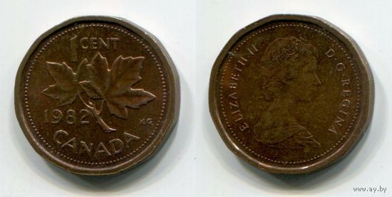 Канада. 1 цент (1982, XF)