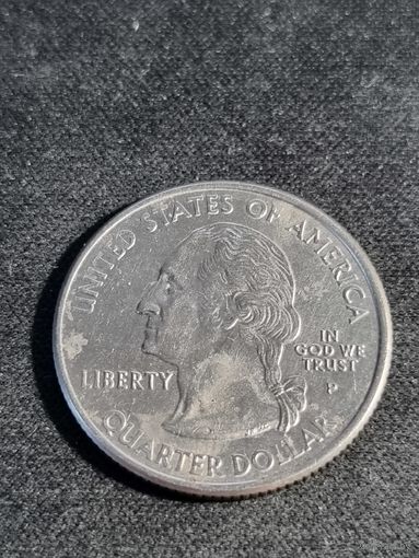 США 25 центов 2002 Миссисипи P